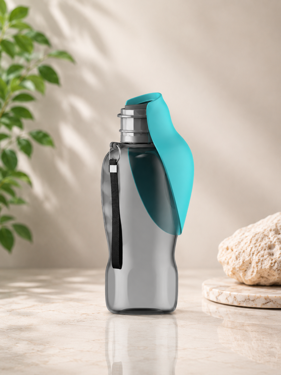 Hundetrinkflasche 800 ml – Auslaufsicher & Praktisch