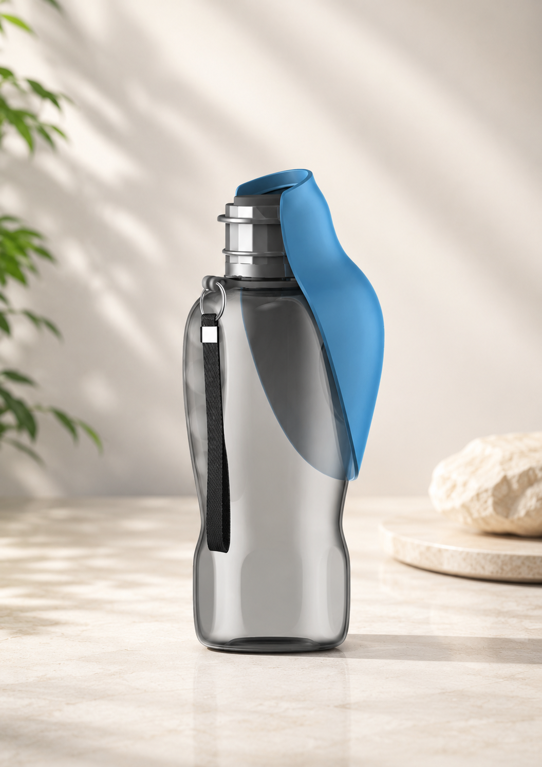 Hundetrinkflasche 800 ml – Auslaufsicher & Praktisch